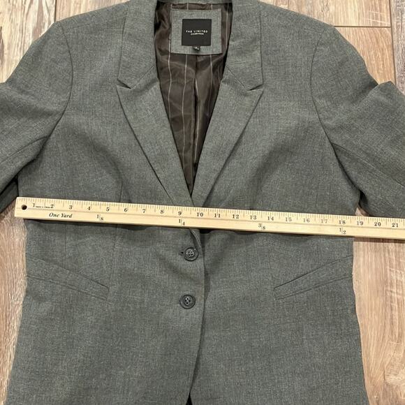 The Limited Collection Heathered Grey Blazer  Women's 14 - Picture 3 of 7
